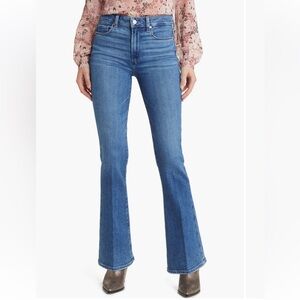 Paige Laurel Canyon High-Rise Flared Jeans (Zane) 25